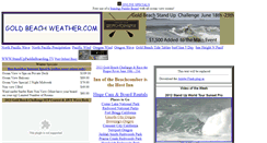 Desktop Screenshot of goldbeachweather.com